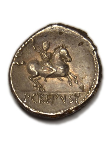 CREPUSIA. denario 82 a J.C.
