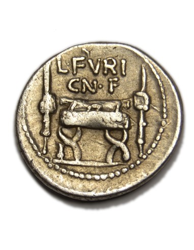 FURIA. denario 63 a J.C.