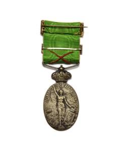 ALFONSO XIII - MARRUECOS - Medalla de Plata 29-06-1916 2