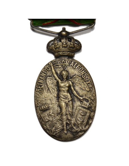 ALFONSO XIII - MARRUECOS - Medalla de Plata 29-06-1916