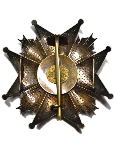 PLACA DE LA REAL Y MILITAR ORDEN DE SAN HERMENEGILDO (1850-1937)