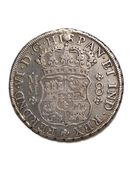FERNANDO VI - 8 Reales 1758 México MM