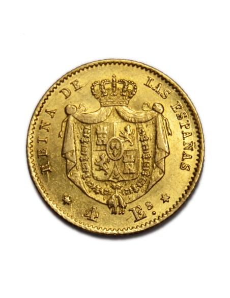 ISABEL II - 4 Escudos 1865 - Madrid