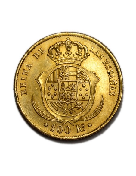 ISABEL II -  100 Reales 1862 - Madrid