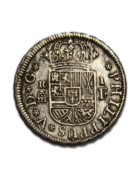 FELIPE V - 1 Real 1729 - Segovia F