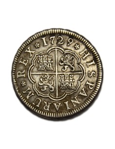 FELIPE V - 1 Real 1729 - Segovia F 2