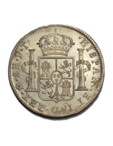 CARLOS IV 1803 - 8 REALES MEXICO FT