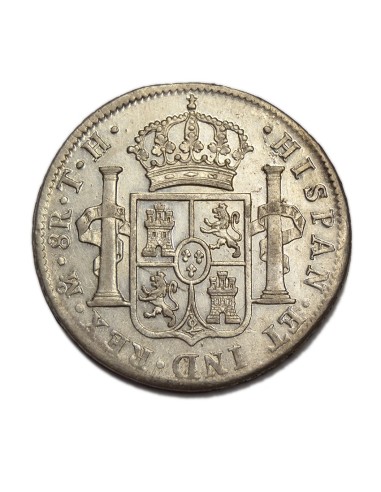 CARLOS IV 1806 - 8 REALES MEXICO TH
