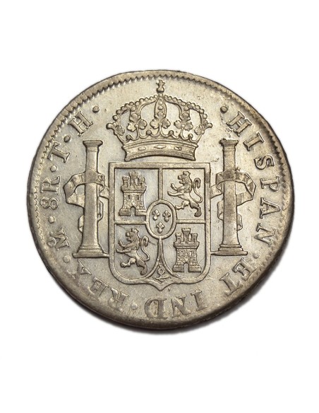 CARLOS IV 1806 - 8 REALES MEXICO TH