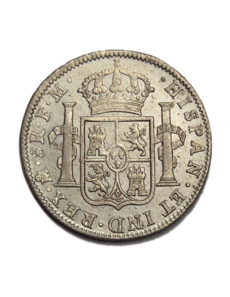 CARLOS IV 1796 - 8 REALES MEXICO FM