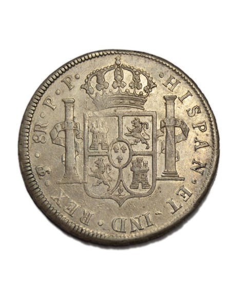 CARLOS IV 1800 - 8 REALES POTOSI PP
