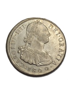 CARLOS IV 1800 - 8 REALES POTOSI PP