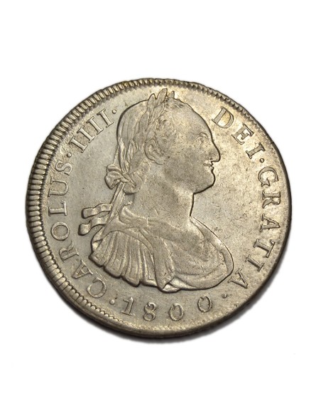 CARLOS IV 1800 - 8 REALES POTOSI PP