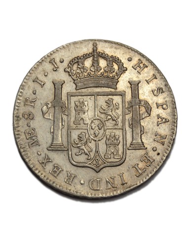 CARLOS IV 1792 - 8 REALES LIMA IJ