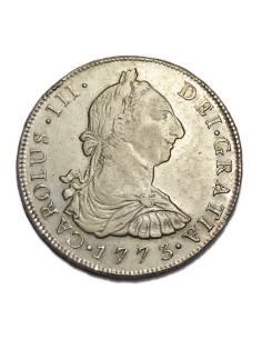 CARLOS III  1773 - 8 REALES POTOSI JR
