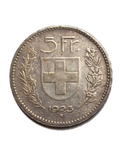 SUIZA - 5 FRANCS 1923 B 2