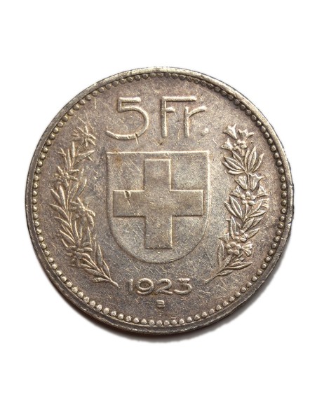 SUIZA - 5 FRANCS 1923 B