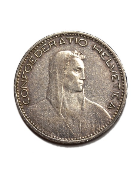 SUIZA - 5 FRANCS 1923 B