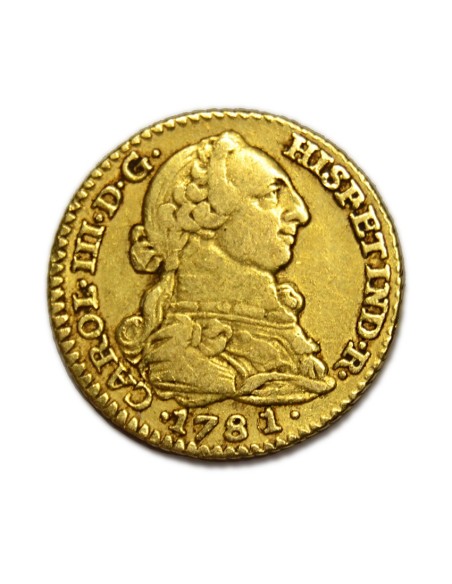CARLOS III  - 1 ESCUDO 1781/0  MADRID