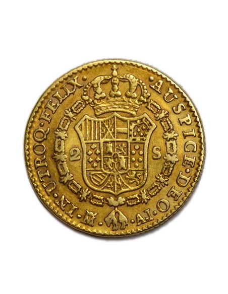 CARLOS IV - 2 ESCUDOS 1807 MADRID