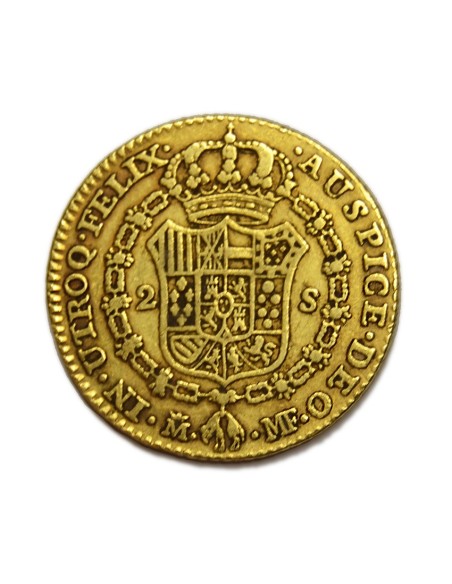 CARLOS IV - 2 ESCUDOS 1793 MADRID