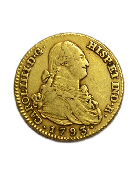 CARLOS IV - 2 ESCUDOS 1793 MADRID