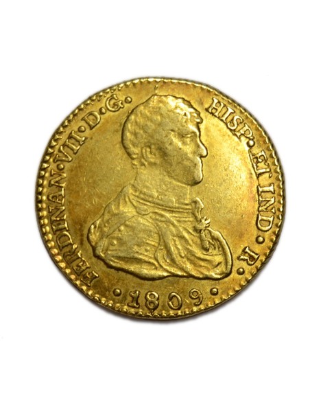FERNANDO VII - 2 ESCUDOS 1809 SEVILLA