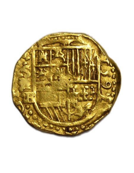 FELIPE II - 2 ESCUDOS 1597 SEVILLA