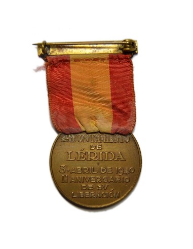 LERIDA  A SUS EXCOMBATIENTES - 1940 - II ANIVERSARIO