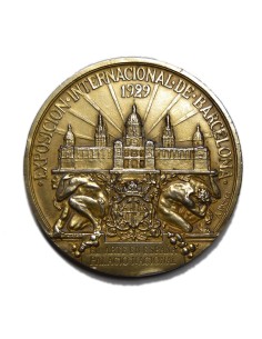 BARCELONA 1929 - EXPOSICION INTERNACIONAL - PLATA DORADA 2