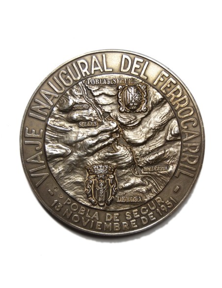 1951 - VIAJE INAUGURAL DEL FERROCARRIL - LA POBLA DE SEGUR (LLEIDA)