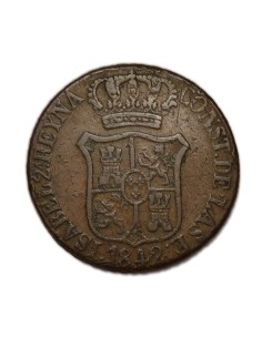 ISABEL II - 6 Cuartos 1842 - Barcelona 2