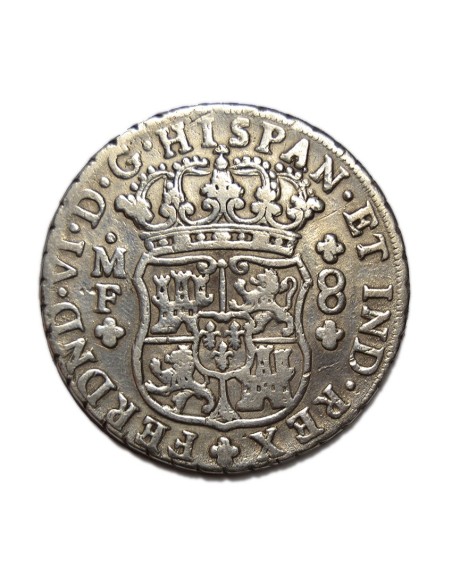 FERNANDO VI - 8 Reales 1751 México MF