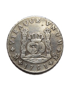 FERNANDO VI - 8 Reales 1751 México MF
