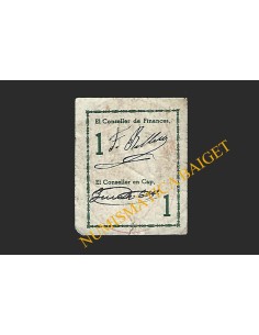 AVINYÓ (Barcelona) - 1 pesseta 1937