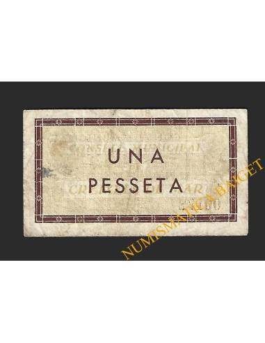 Creixell de Mar (Tarragona) - 1 pesseta 1937