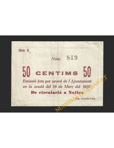 Nulles (Tarragona) - 50 cèntims 1937 2