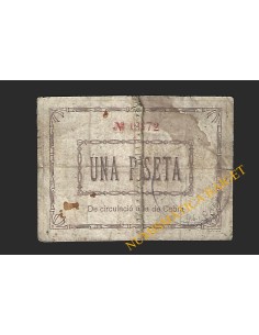 Pla de Cabra, El (Tarragona) - 1 pesseta 1937 2