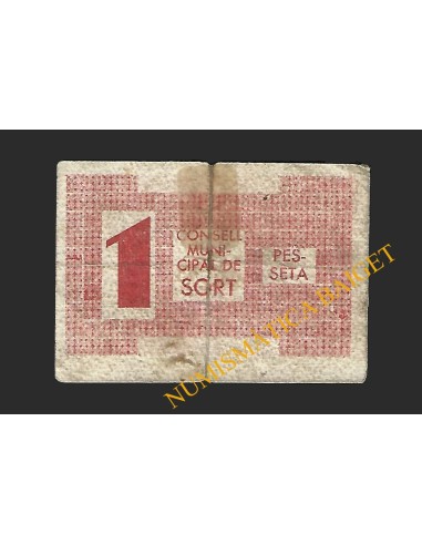 Sort (Lleida) - 1 pesseta 1937