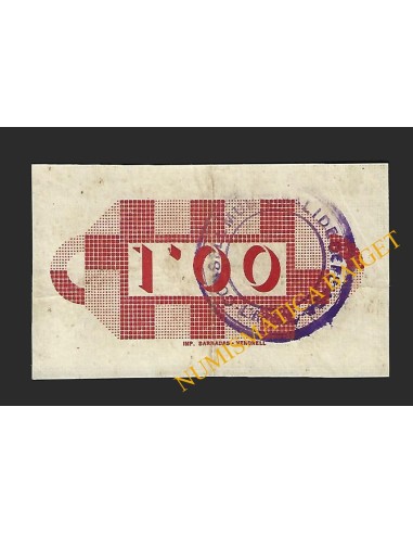 L'Arboç (Tarragona) - 1 pesseta 1937