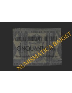 Calaf (Barcelona)) - 50 cèntims 1937