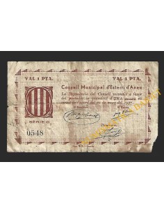 Esterri d'Aneu (Lleida)  - 1 pesseta 1937