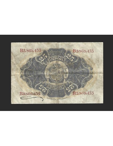 ALFONSO XIII - 25 PESETAS 1906 SERIE B