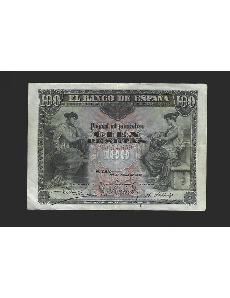 ALFONSO XIII - 100 pesetas 1906