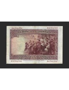 ALFONSO XIII - 25 Pesetas 1928 Serie A 2