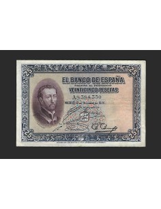 ALFONSO XIII - 25 Pesetas 1928 Serie A