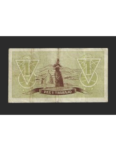 II REPÚBLICA ASTURIAS Y LEÓN 1 PESETA 1936 2