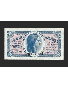 II REPÚBLICA HACIENDA 50 CENTIMOS 1937