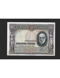 II REPÚBLICA ESPAÑOLA - 50 PESETAS 1935