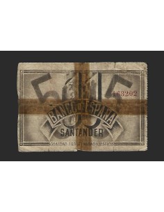 II REPÚBLICA SANTANDER 5 PESETAS 1936 2